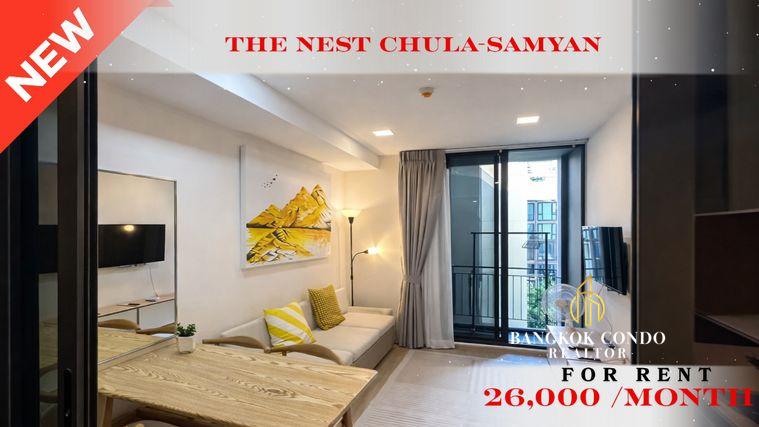picture 🚆 Prime Condo Location For Rent 📌 The Nest Chula Samyan Condominium (Line: @rent2022) | Near MRT Samyan ✨ Ready to move in! ✨ 📌 Ref Code: A11153 - 1/10