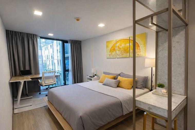 picture 🚆 Prime Condo Location For Rent 📌 The Nest Chula Samyan Condominium (Line: @rent2022) | Near MRT Samyan  ✨ Ready to move in! ✨ 📌 Ref Code: A11153 - 3/10