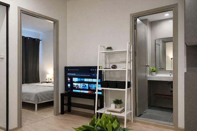 picture 🌸 Beautiful Room For Rent 📌 Ideo New Rama 9 Condominium (Line: @rent2022) | Near MRT Rama 9  ✨ Ready to move in! ✨ 📌 Ref Code: A05971 - 6/14