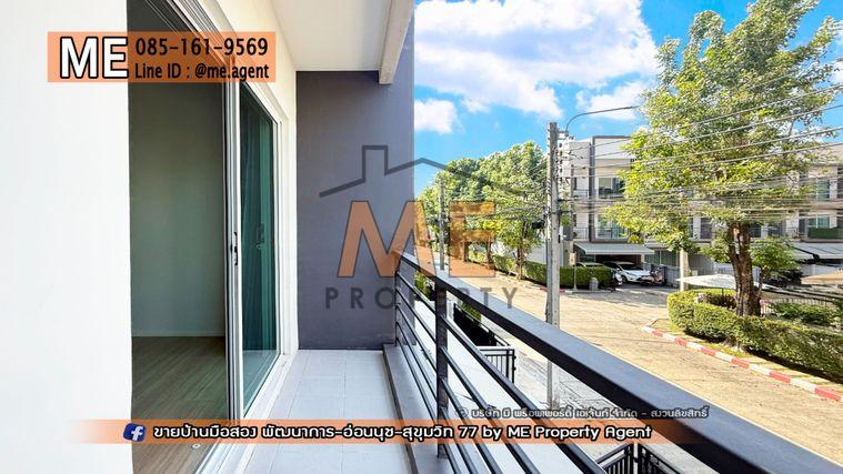 รูป ขาย ทาวน์โฮม บ้านกลางเมือง สุขุมวิท 77 ใกล้ BTS อ่อนนุช 2.5 km. เดินทางเพียง 10-15 นาที ถึงเอกมัย ทองหล่อ สุขุมวิท โทร 064-954-9619 มุก (TK15-20) - รูปที่ 17/27