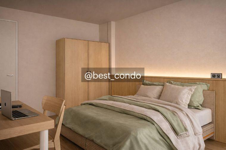 รูป ขาย My condo Sukhumvit 81 ห้องสตูดิโอ ห้องไม่เคยอยู่ ใกล้ BTS อ่อนนุช สนใจแอดไลน์ @best_condo - รูปที่ 2/7