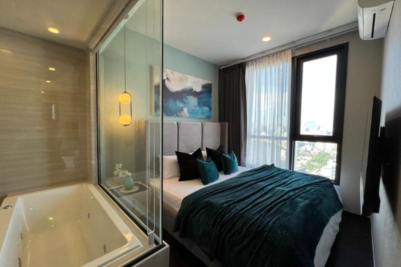 รูป ขาย -เช่า !!  Park Origin Thonglor, 3 นอน, 2 น้ำ, ชั้นสูง 37+, ห้องหายาก, ตกแต่งสไตล์โมเดิร์น หรูหรา !! Code C20230104564 แต่งครบ,  ราคาพิเศษ!! - รูปที่ 8/20