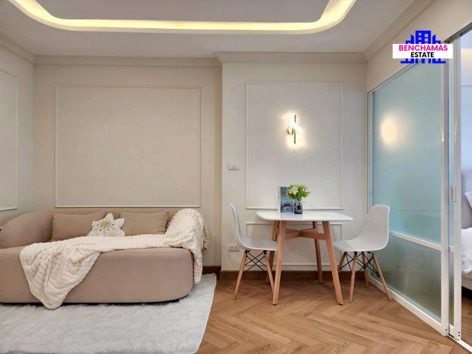รูป ขายคอนโดรีโนเวทใหม่สวยกริบ วิวโล่ง ราคาถูกที่สุดในโครงการ Lumpini Place Rama 9 ทำเลทองใจกลาง CBD ใกล้ MRT พระราม 9 - รูปที่ 3/11
