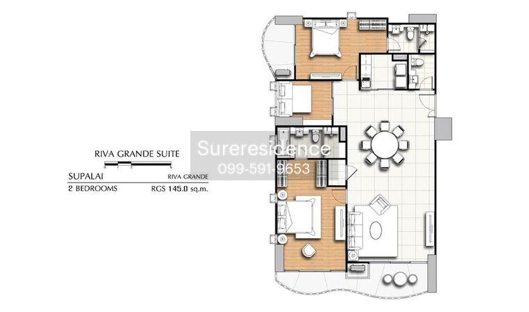 picture 4717, 3 Br. condo for sale at Supalai Riva Grande Rama 3. - 2/2