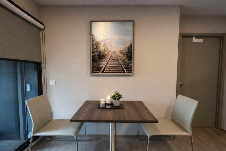 picture 💙 Modern Room For Rent 📌 Aspire Sukhumvit – Rama 4 Condominium (Line: @rent2022) | Near BTS Phra Khanong  ✨ Ready to move in! ✨ 📌 Ref Code: A11155 - 5/10