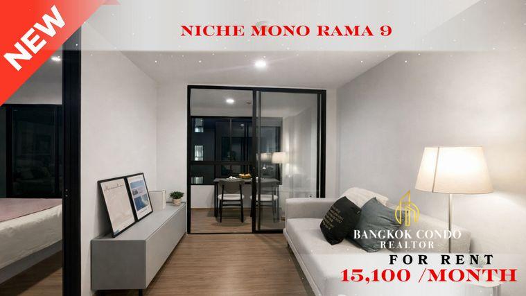 picture 💝 Fully Furnished Unit For Rent 📌 Niche Mono Rama 9 (Line: @rent2022) | Near MRT Thailand Cultural Centre ✨ Ready to move in! ✨ 📌 Ref Code: A11180 - 1/10