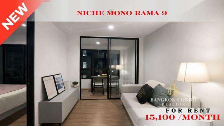 รูป 🍀🍀 Fully Furnished 💝ให้เช่า📌 นิช โมโน พระราม 9(Line:@rent2022)MRT ศูนย์วัฒนธรรมแห่งประเทศไทย✨พร้อมเข้าอยู่ ✨ A11180 - รูปที่ 1/10