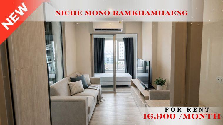 รูป 🍀🍀  Fully Furnished 💝ให้เช่า📌 นิช โมโน รามคำแหง (Line:@rent2022)✨พร้อมเข้าอยู่  ✨ A11178 - รูปที่ 1/14
