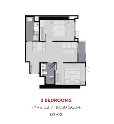 picture 🎈#MT2604_059 🎈💥Urgent💥 Guaranteed availability! Click quickly before it's gone‼️ For Rent 35k.🔥 Condo Life Asoke Hype - 10/10