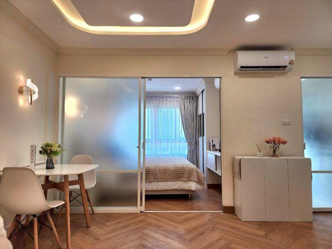 รูป ขายคอนโดรีโนเวทใหม่สวยกริบ วิวโล่ง ราคาถูกที่สุดในโครงการ Lumpini Place Rama 9 ทำเลทองใจกลาง CBD ใกล้ MRT พระราม 9 - รูปที่ 6/11