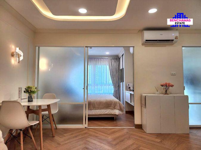 รูป ขายคอนโดรีโนเวทใหม่สวยกริบ วิวโล่ง ราคาถูกที่สุดในโครงการ Lumpini Place Rama 9 ทำเลทองใจกลาง CBD ใกล้ MRT พระราม 9 - รูปที่ 6/11