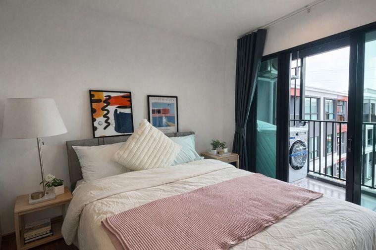 picture 💝 Fully Furnished Unit For Rent 📌 Niche Mono Rama 9 (Line: @rent2022) | Near MRT Thailand Cultural Centre  ✨ Ready to move in! ✨ 📌 Ref Code: A11179 - 2/12