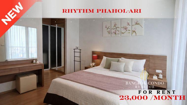 picture 🚆🔥 Prime Condo Location For Rent 📍 Rhythm Phahol–Ari (Line: @rent2022) | Prime Ari Location ✨ Ready to move in! ✨ 📌 Ref Code: A10041 - 1/9
