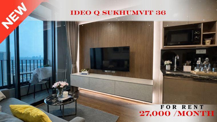 รูป 🍀🍀 Prime Condo Location🚆ให้เช่า📌 ไอดีโอ คิว สุขุมวิท 36 (Line:@rent2022)BTS ทองหล่อ✨พร้อมเข้าอยู่🔖A11193 - รูปที่ 1/12