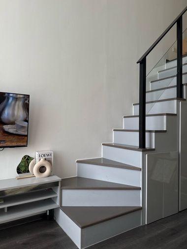 รูป 🚨 ห้อง Duplex 2 ชั้น Rare! KnightsBridge Space รัชโยธิน โทร 063-6165390 - รูปที่ 4/7