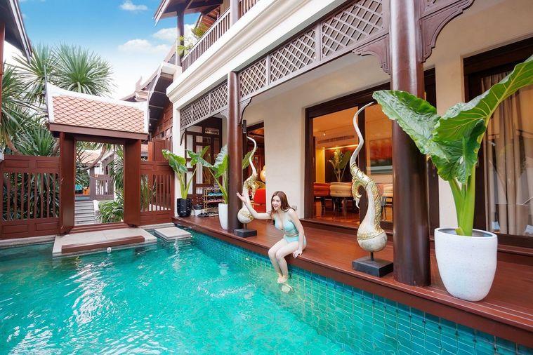 รูป เช่าบ้าน เอกมัย มีสระว่ายน้ำในตัว - รูปที่ 1/17