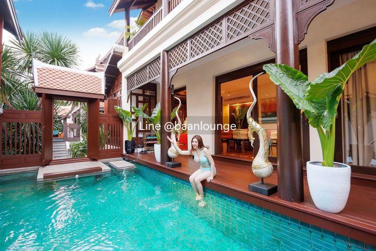 รูป เช่าบ้าน เอกมัย มีสระว่ายน้ำในตัว - รูปที่ 1/17