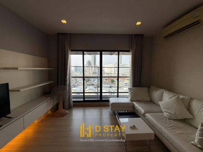 รูป ให้เช่า Urbano Absolute Sathorn-Taksin ชั้นสูง วิวเมือง ตกแต่งครบ DS2811 | Line @Dstay - รูปที่ 1/20