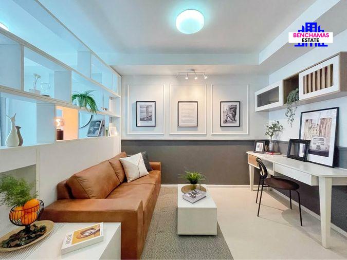 รูป 🔥ขายด่วน!! The Log 3 Sukhumvit 101/1 เดอะ ล็อค 3 สุขุมวิท 101/1 ห้องสวยตกแต่งใหม่สไตล์ Modern เฟอร์นิเจอร์ครบ✅ พร้อมเข้าอยู่ ใกล้ BTS ปุณณวิถี - รูปที่ 3/13