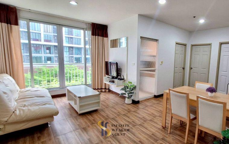รูป 🔥 2 ห้องนอนใหญ่ 55 ตร.ม. ติด MRT ห้วยขวาง 🚄 ราคาต่ำกว่าแสน/ตร.ม. หายากมาก! 💬 พร้อมซื้อคุยราคาได้!! - รูปที่ 7/11