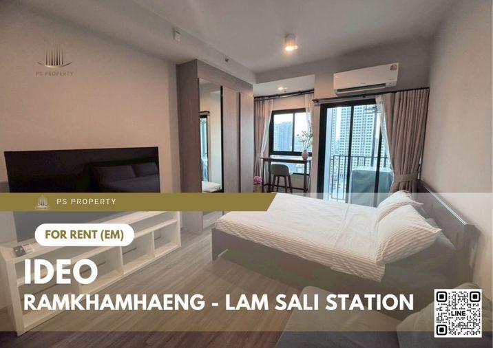 รูป ให้เช่า ✨ Ideo Ramkhamhaeng - Lam Sali Station ✨ เฟอร์นิเจอร์ และ เครื่องใช้ไฟฟ้าครบ ใกล้ MRT ลำสาลี - รูปที่ 1/12