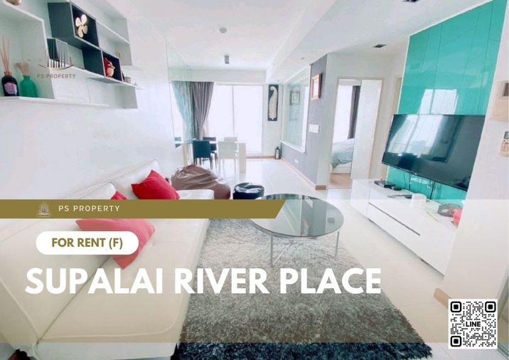 รูป ให้เช่า ✨ Supalai River Place ✨ เฟอร์นิเจอร์ และ เครื่องใช้ไฟฟ้าครบ ใกล้ BTS กรุงธนบุรี - รูปที่ 1/9