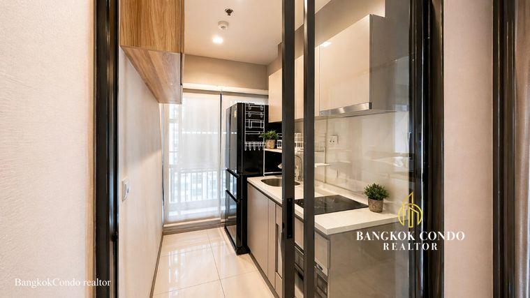 picture 🍀🚆 Cozy Room For Rent 📌 Life Asoke–Rama 9 Condominium (Line: @rent2022) | Near MRT Rama 9 ✨ Ready to move in! ✨ 📌 Ref Code: A11202 - 5/9