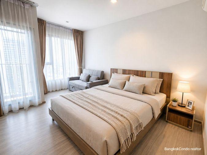 รูป 🍀🍀 Cozy room🍀ให้เช่า📌 ไลฟ์ อโศก-พระราม9 (Line:@rent2022)MRT พระราม9✨พร้อมเข้าอยู่🔖A11209 - รูปที่ 2/9