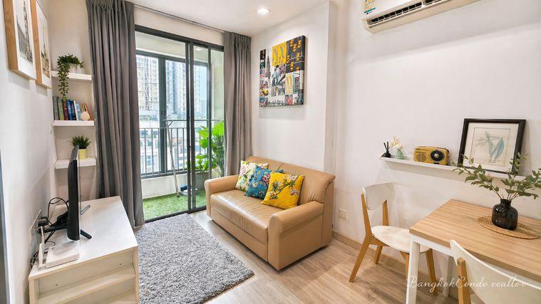 picture 💝🚆 Fully Furnished Unit For Rent 📌 Ideo Mobi Sukhumvit 81 (Line: @rent2022) | Near BTS On Nut  ✨ Ready to move in! ✨ 📌 Ref Code: A00725 - 6/13