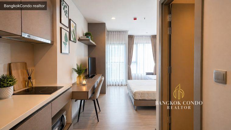 รูป 🍀🍀 Cozy room🍀ให้เช่า📌 ไลฟ์ อโศก-พระราม9 (Line:@rent2022)MRT พระราม9✨พร้อมเข้าอยู่🔖A11209 - รูปที่ 5/9