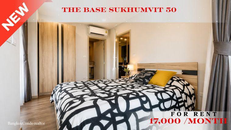 รูป 🍀🍀Prime condo location 🚆ให้เช่า📌เดอะเบส สุขุมวิท50 (Line:@rent2022) พร้อมเข้าอยู่ ✨ A00764 - รูปที่ 1/11