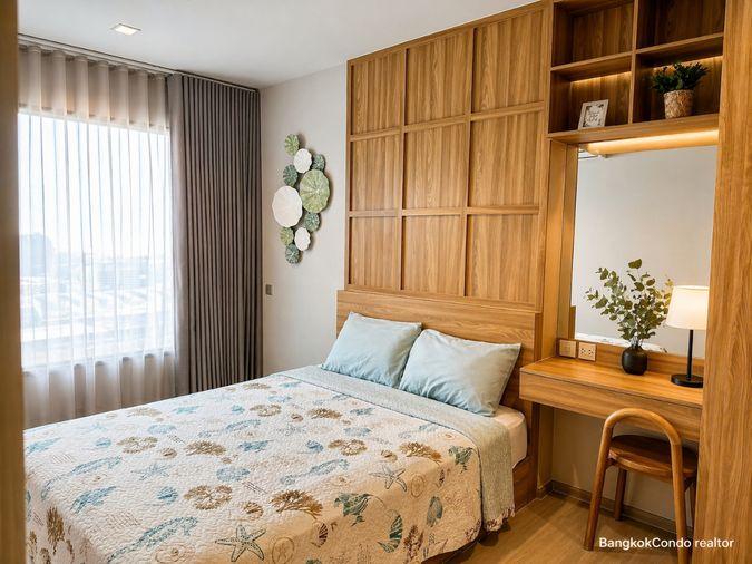 picture 🍀🚆 Cozy Room For Rent 📌 Life Asoke–Rama 9 Condominium (Line: @rent2022) | Near MRT Rama 9  ✨ Ready to move in! ✨ 📌 Ref Code: A11202 - 2/9