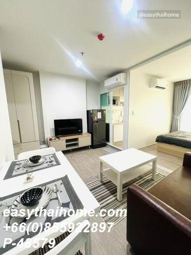 รูป P-48579 🔥 ให้เช่าคอนโด ชั้น 11 (แต่งสวยพร้อมอยู่ วิวเมือง ใกล้ BTS บางนา) Regent Home Bangna Line ID: @easythaihome 085-592-2897 - รูปที่ 2/11