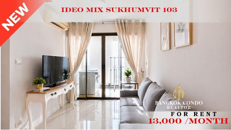 รูป 🍀🍀🍀Prime condo Location 🚆ให้เช่า📍 ไอดีโอ มิกซ์ สุขุมวิท 103 🌹 (Line:@rent2022) พร้อมเข้าอยู่ ✨ A11212 - รูปที่ 1/9