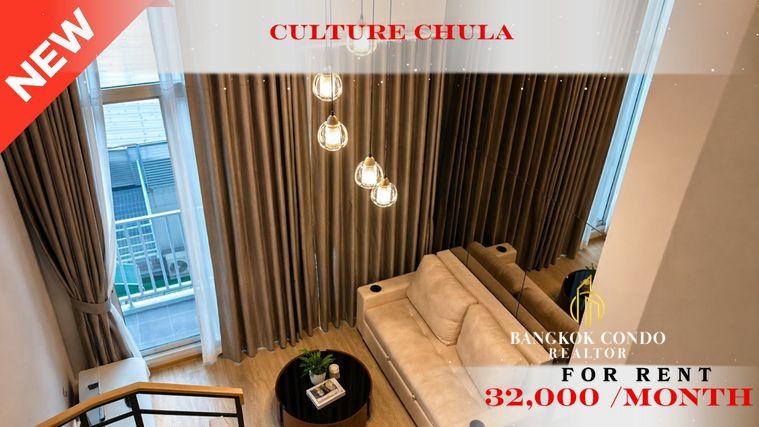 picture 🔥🚆 Prime Condo Location For Rent 📍 Culture Chula (Line: @rent2022) | Prime Chula Location ✨ Ready to move in! ✨ 📌 Ref Code: A11214 - 1/11