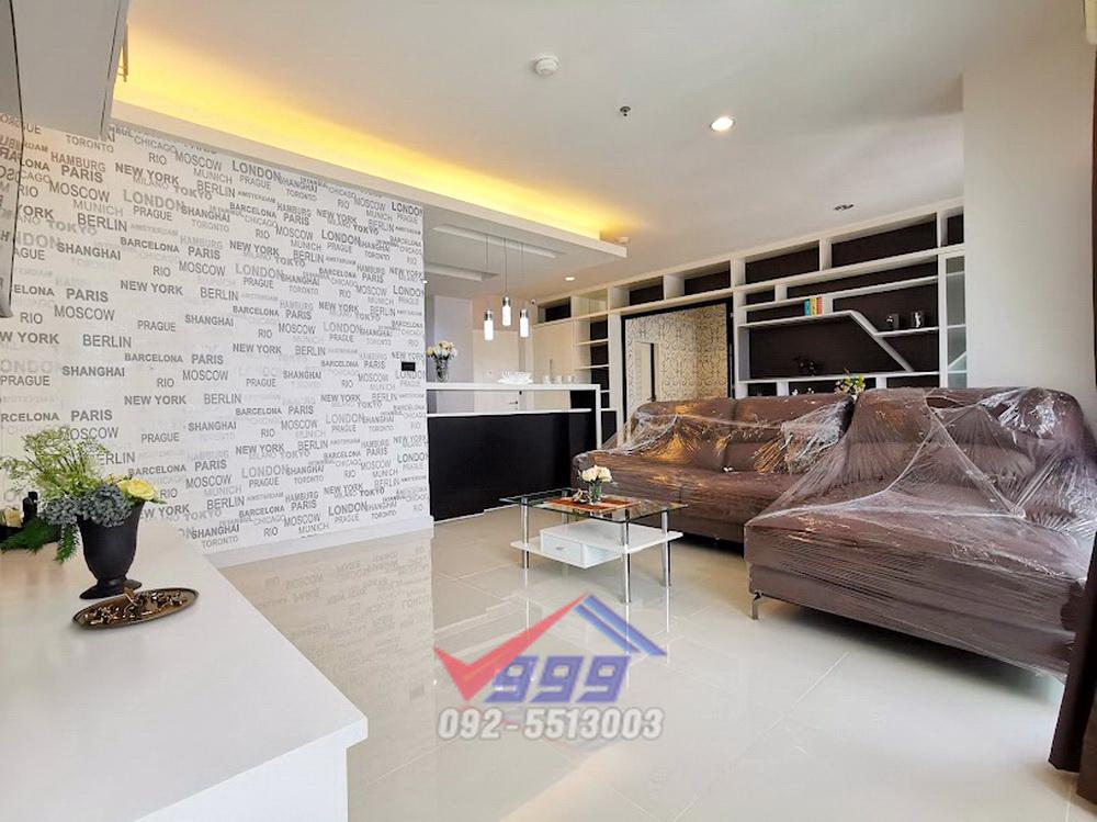 รูป 🏙️ ให้เช่าคอนโด - 3 ห้องนอน ห้องกว้างโปร่งโล่ง รู้สึกสบายไม่อึดอึด ตกแต่งครบ ห้องมุมเป็นส่วนตัว (F121912) - รูปที่ 3/38