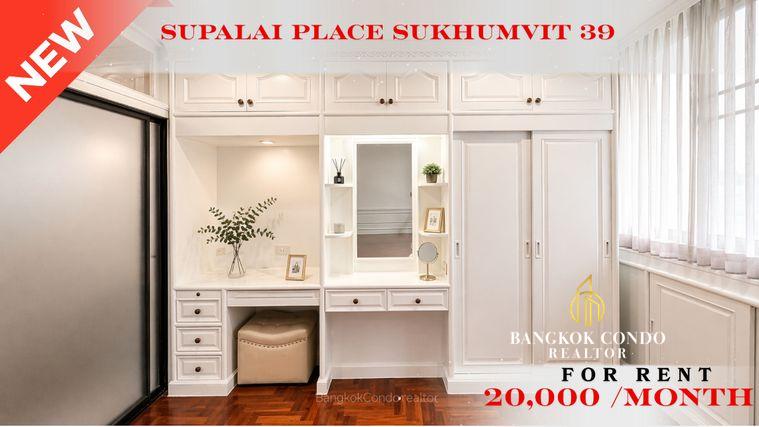 picture 💝🚆 Fully Furnished Unit For Rent 📌 Supalai Place Sukhumvit 39 (Line: @rent2022) | Near BTS Phrom Phong ✨ Ready to move in! ✨ 📌 Ref Code: A06307 - 1/14