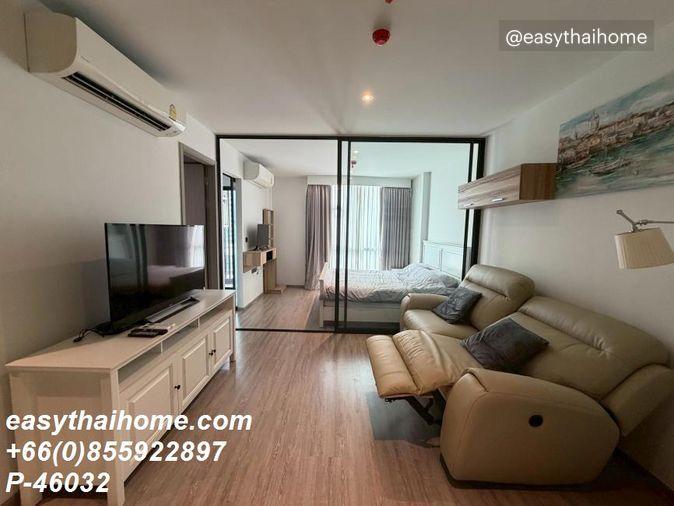 รูป P-46032 ✨หรูหราพร้อมอยู่! ริทึ่ม เอกมัย 1นอน วิวเมือง ใกล้ BTS เอกมัย 30,000 | Line Id: @easythaihome | 085-592-2897 - รูปที่ 8/8