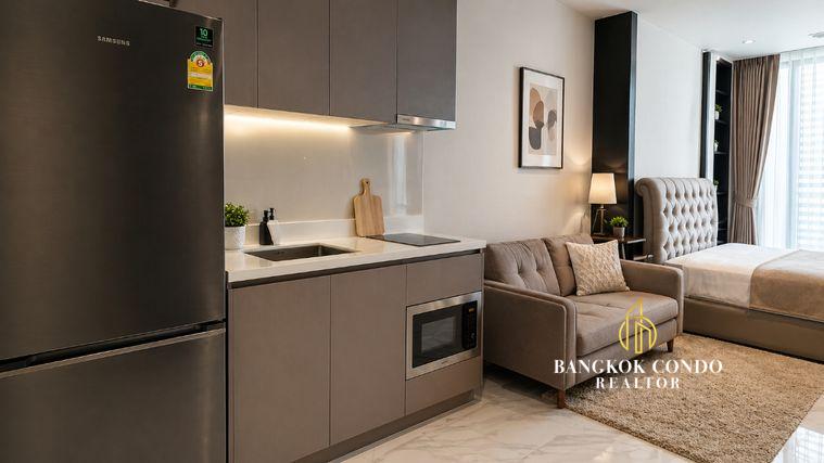 picture 🚆✨ Prime Condo Location For Rent 📌 Rhythm Ekkamai Condominium (Line: @rent2022) | Near BTS Ekkamai ✨ Ready to move in! ✨ 📌 Ref Code: A03720 - 7/12
