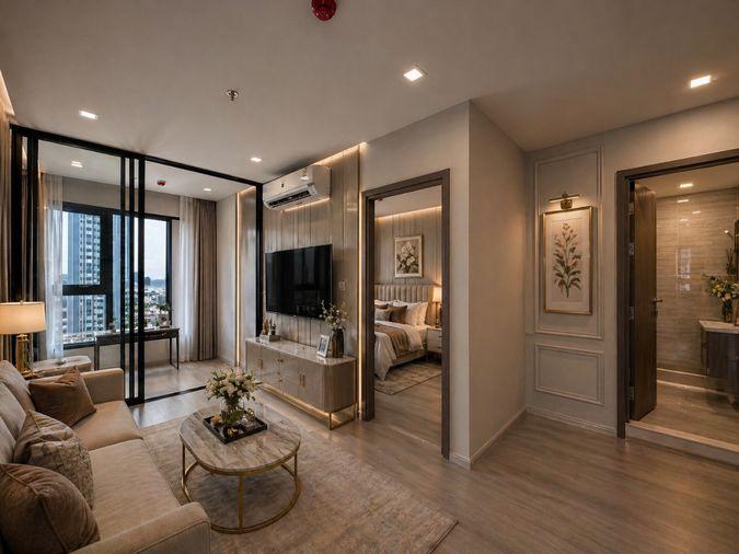 picture Life Phahon-Ladprao, 1 bedroom, 1 multi-purpose room. - 1/9