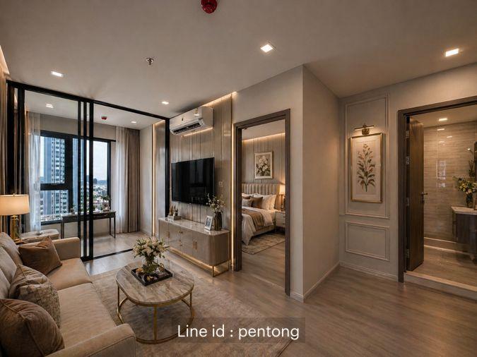 picture Life Phahon-Ladprao, 1 bedroom, 1 multi-purpose room. - 1/9