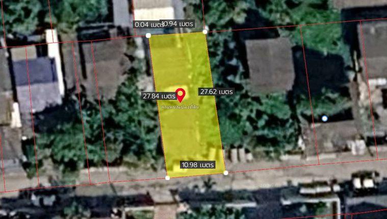 รูป ขายที่ดิน รามอินทรา 5 แยก 43 (เทพรักษ์ 47) 64 ตร.ว. แถมบ้าน 2 ชั้น เชื่อมต่อ พหลโยธิน วัชรพล ใกล้ BTS สะพานใหม่ ทางด่วน - รูปที่ 1/8