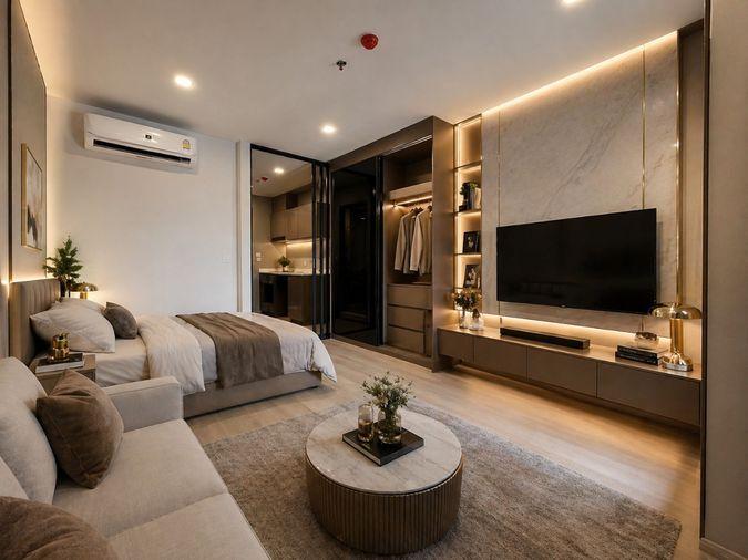 picture Life Phahon - Ladprao, studio, design your own room functions, starting at 3.9 million baht. - 1/8