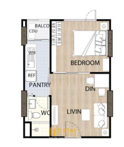 picture For Sell Premio Vetro Kaset Nice room great price Fully Finished DS2836 | Line @Dstay - 10/10