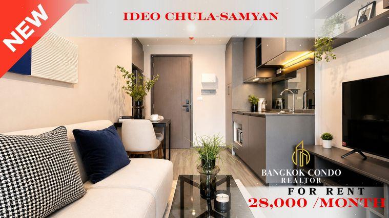 รูป 🍀🍀 Fully furnished💝 ให้เช่า📌 ไอดีโอ จุฬา – สามย่าน (Line:@rent2022)MRT สามย่าน✨พร้อมเข้าอยู่ ✨ A11239 - รูปที่ 1/12