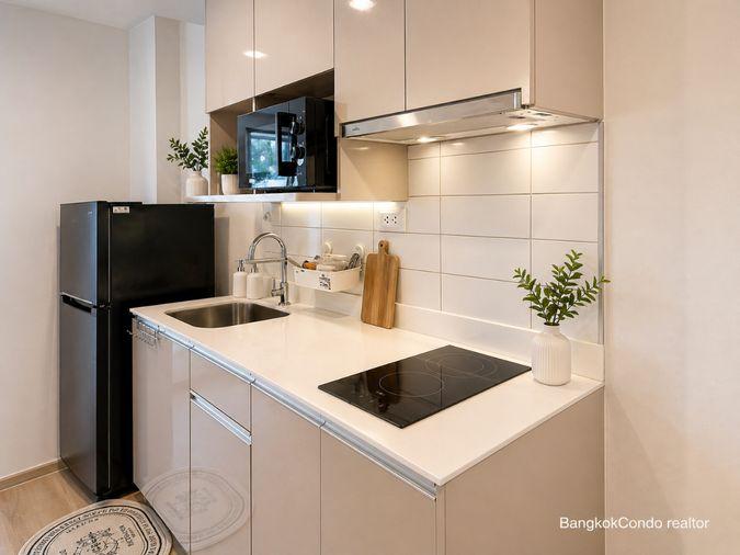 picture 🍀🌸 Cozy Room For Rent 📌 Ideo Q Ratchathewi Condominium (Line: @rent2022) | Prime Ratchathewi Location  ✨ Ready to move in! ✨ 📌 Ref Code: A11237 - 8/12