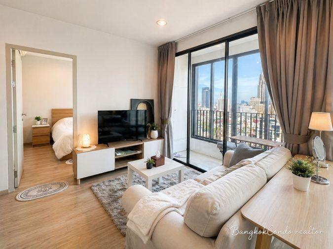 picture 🍀🌸 Cozy Room For Rent 📌 Ideo Q Ratchathewi Condominium (Line: @rent2022) | Prime Ratchathewi Location  ✨ Ready to move in! ✨ 📌 Ref Code: A11237 - 5/12