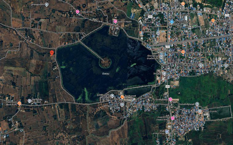 รูป บ้านทรงไทยริมบึง 2 ไร่ วิวหลักล้าน โฉนดพร้อมโอน ที่ชัยภูมิ - รูปที่ 6/7