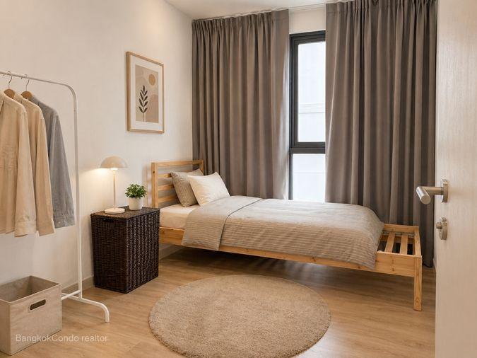 picture 🍀🌸 Cozy Room For Rent 📌 Ideo Q Ratchathewi Condominium (Line: @rent2022) | Prime Ratchathewi Location  ✨ Ready to move in! ✨ 📌 Ref Code: A11237 - 3/12