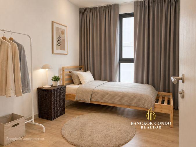 picture 🍀🌸 Cozy Room For Rent 📌 Ideo Q Ratchathewi Condominium (Line: @rent2022) | Prime Ratchathewi Location ✨ Ready to move in! ✨ 📌 Ref Code: A11237 - 3/12